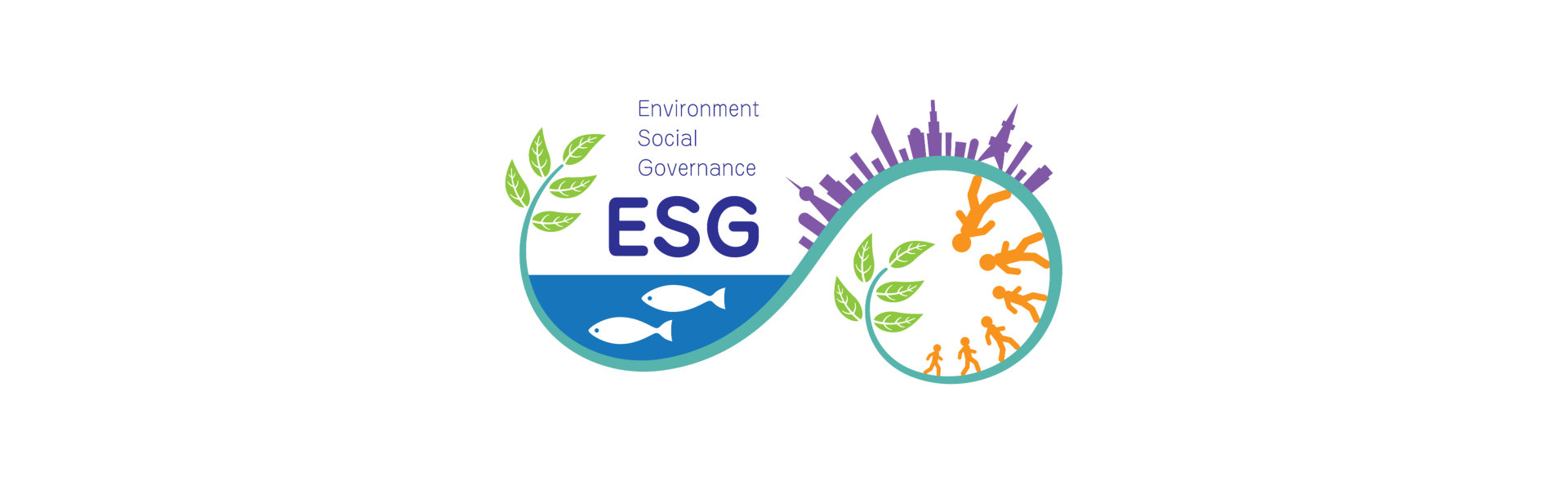 A logo of the environment social governance esg.