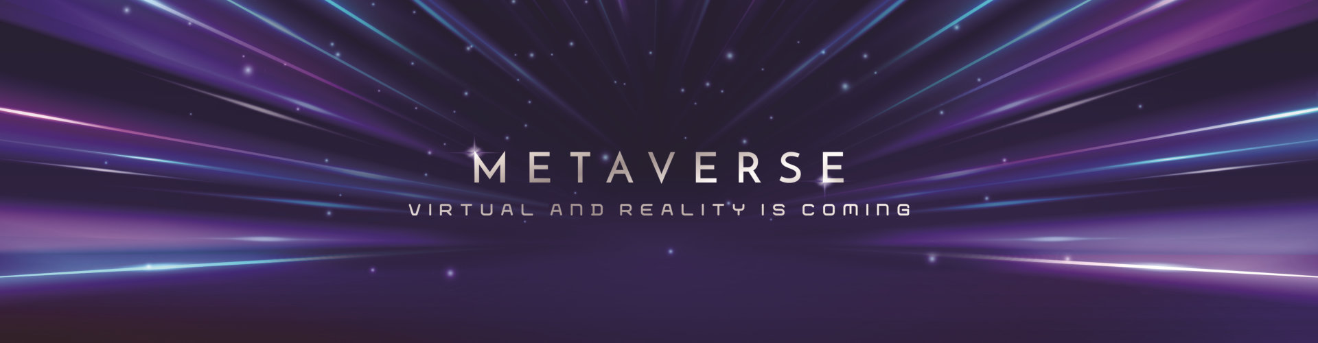 A purple background with the word metaverse in front of it.